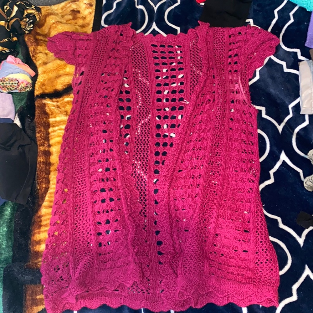 Cute little pink vest